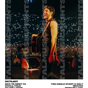 Niall Horan, The Show Live On Tour Dusseldorf, March 26th 2024 digital print image 2