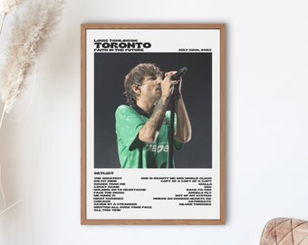 Louis Tomlinson Faith In The Future World Tour Toronto, 30 mei 2023 digitale print