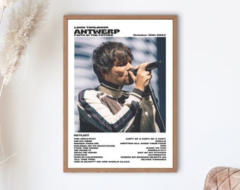 Louis Tomlinson Faith In The Future World Tour Antwerp, October 12th 2023 digital print