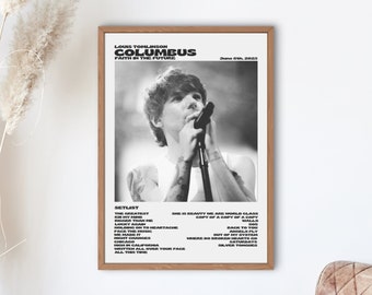 Louis Tomlinson Faith In The Future World Tour Columbus, June 6th 2023 digital print