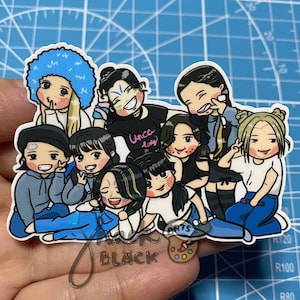 TWICE (Random) Fanart vinyl die cut sticker