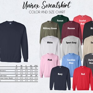 Custom Text Embroidered Sweatshirt With Names On Sleeve, Personalized Name Hoodie, Mothers Day Gift, Matching Couple Gift, Anniversary Gifts image 7