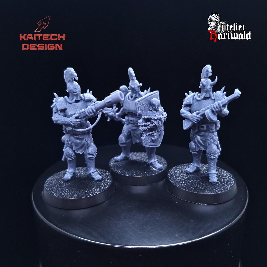 アグリアス　クラウデア「3頭」 Grimdark Miniatures - Consecrated Guardians - Etsy