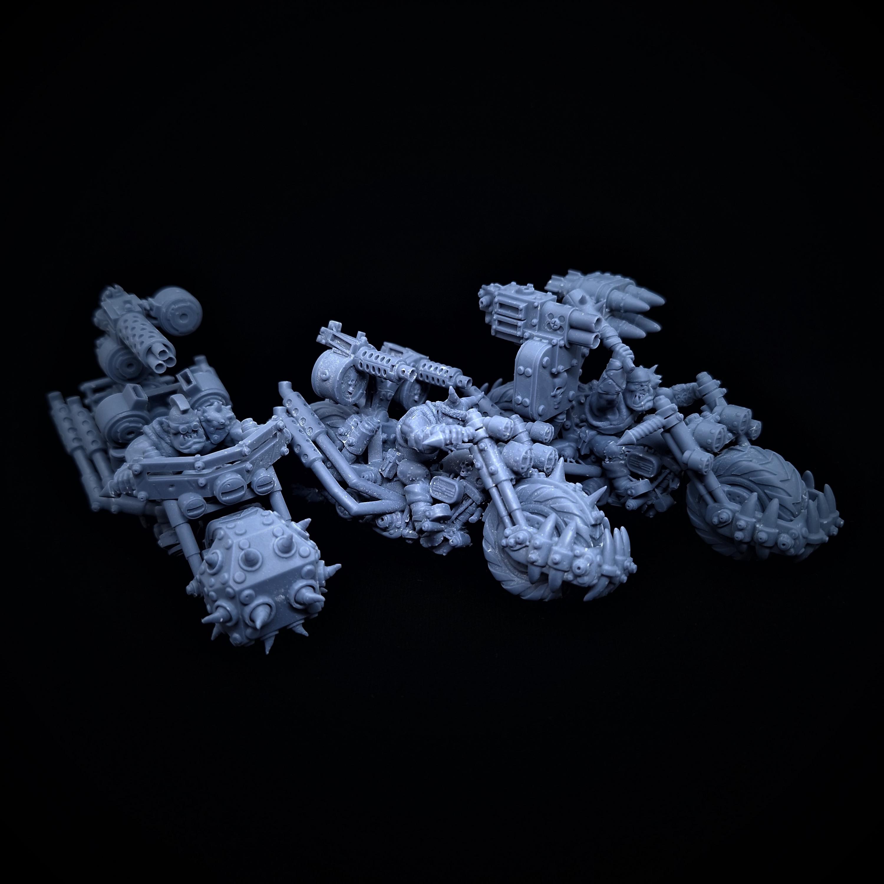 Orks Bikerz- Mounted Orks -biker Orks - Orks on Motorcycle - Etsy