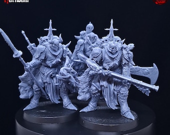 Grimdark Miniatures - Hell Knights - Heretics - Black Grail - Etsy Grimdark Miniatures - Hell Knights - Heretics - Black Grail - Etsy