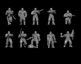 Alternative figurines type 40K - Kerberos Militia "Jin Roh"
