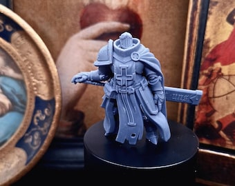 Trench Crusade proxies - Trench Pilgrims / New Antioch compatible - Prussian HMI - Heavy Mechanized Lieutenant