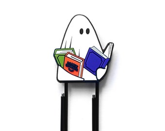 Ghost Reader Paperclip Bookmark / Horror gótico Halloween Rarezas únicas Paranormal Ghost Ghoul Accesorios embrujados