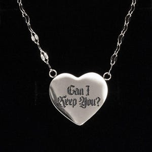 Spectrale lieverdketting [Casper, vriendelijke geest, popcultuur, cadeau-sieraden, roestvrij staal | Hypoallergeen, valentijnscadeau]