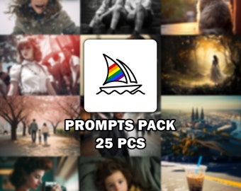 Midjourney Photography Prompt Pack [25 PCS]