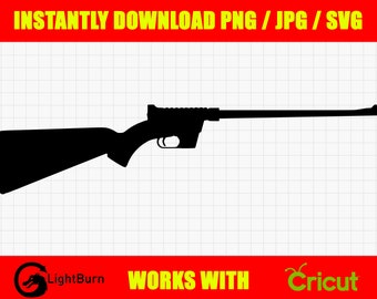 Henry AR-7 22lr Survival Rifle Silhouette Digital Download PNG / JPG / svg