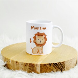 Personalized Ceramic Children&#39;s Cup: Custom Name Mug