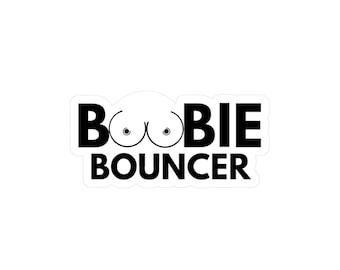 Funny Off-Road Truck Decal - "Boobie Bouncer" Vinyl Sticker for Jeep, SUV, 4x4, Mudding & Overlanding