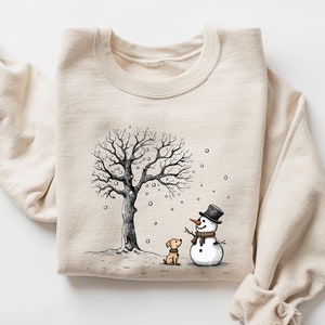 Snowman Sweatshirt, Christmas Let it Snow Sweatshirt, Christmas Shirts for Women, Snowman Shirt, Snowman Shirt, Christmas Crewneck