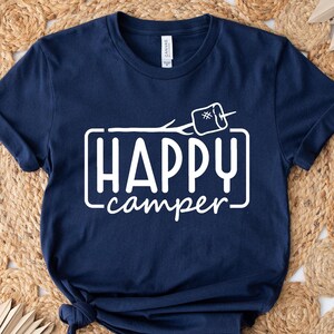 Happy Camper Shirt, Camping Shirt, Camping Hoodie, Matching Camping Shirts, Hiking Sweatshirt, Caravan Life Sweatshirt, Adventure Hoodie