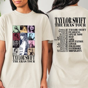 Two Sided The Eras Tour Concert Shirt, Gift Tour Shirt, Lovers Cute Sweater, Kids Fan Shirt,  Concert Tshirt