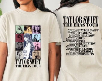 Two Sided The Eras Tour Concert Shirt, Gift Tour Shirt, Lovers Cute Sweater, Kids Fan Shirt,  Concert Tshirt