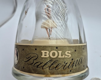Lucas Bols Ballerina Musical Bottle - Goldwasser Liqueur - Vintage 1950s/60s Empty