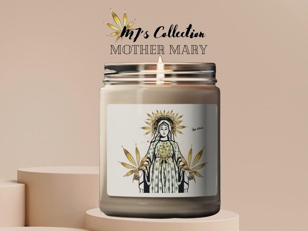 Mother Mary Candle Altar Sorcery Ritual Tool Spirituality - Etsy