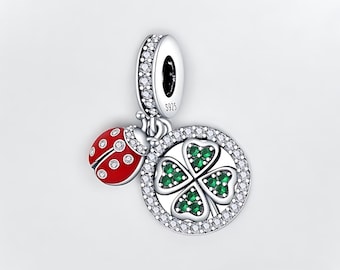 Ladybug and luck charm - S925 silver
