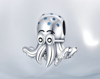 Octopus Charm - S925 Silver