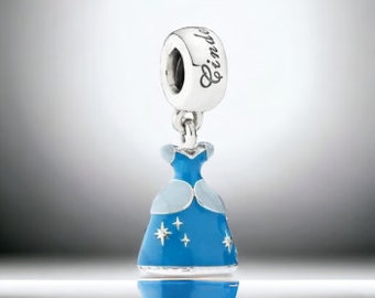 Dress Charm - Cinderella - 925 Silver