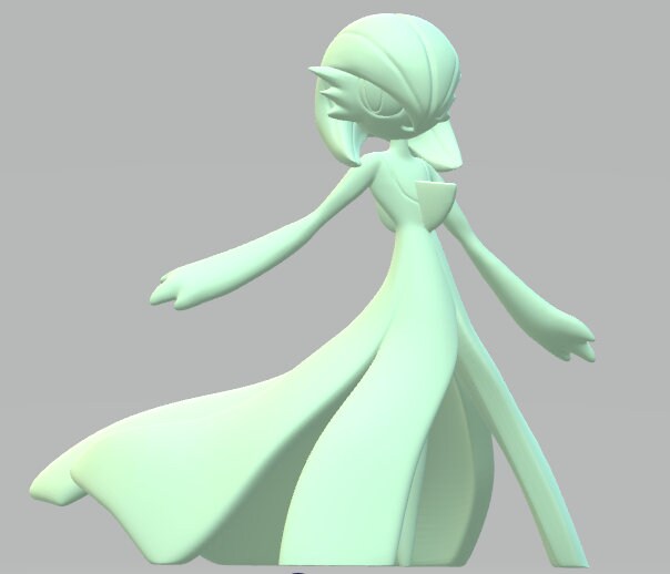 Pokemon Gardevoir 3D Model for Print - Etsy