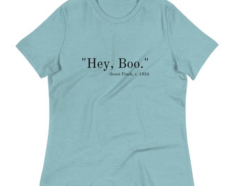 Hey Boo Women's Relaxed T-Shirt