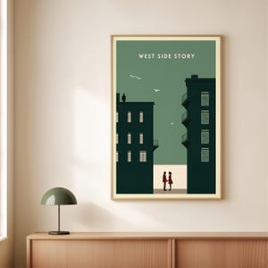West Side Story Poster Minimalista - Musical Clasico Regalo - Arte Digital