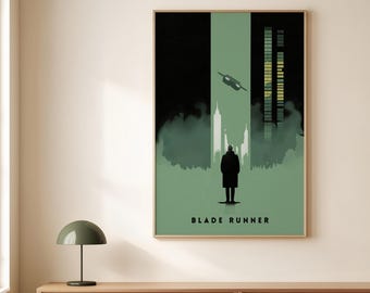 ブレードランナー、4 デジタルダウンロード可能印刷可能な映画ポスター