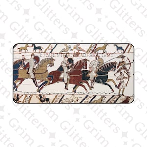 Bayeux Tapestry Desk Mat: Medieval Battle of Hastings Office Decor