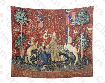 The Lady and the Unicorn 'taste' Tapestry: French Medieval Fantasy
