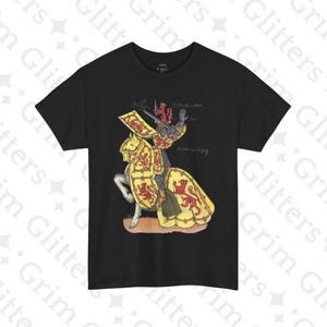 Camiseta de Guillermo el León: Caballero medieval escocés, león rampante