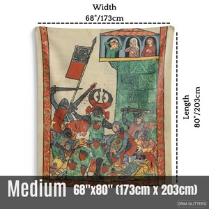 Albrecht von Haigerloch Tapestry: Medieval Knight Wall Art bild 6