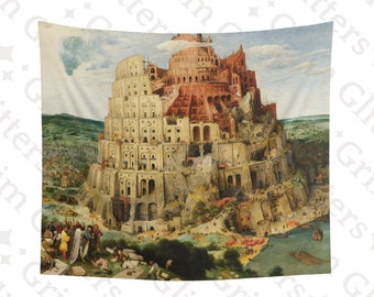 Tower of Babel Tapestry: Pieter Bruegel Art, Religious Wall Hanging