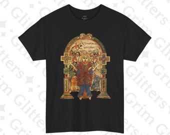 Arrest of Christ T-Shirt: Book of Kells Insular Art Unisex Tee