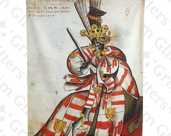Count of Chimay Tapestry: Medieval Equestrian Armorial Art