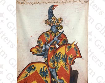Lord of Jonvelle Tapestry: Medieval Equestrian Art, Golden Fleece Armorial