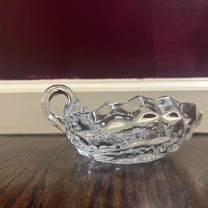 Fostoria American Square Handled Nappy Bowl