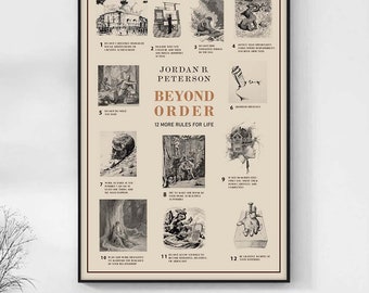 12 More Rules For Life von Jordan Peterson Matte Vertikale Poster