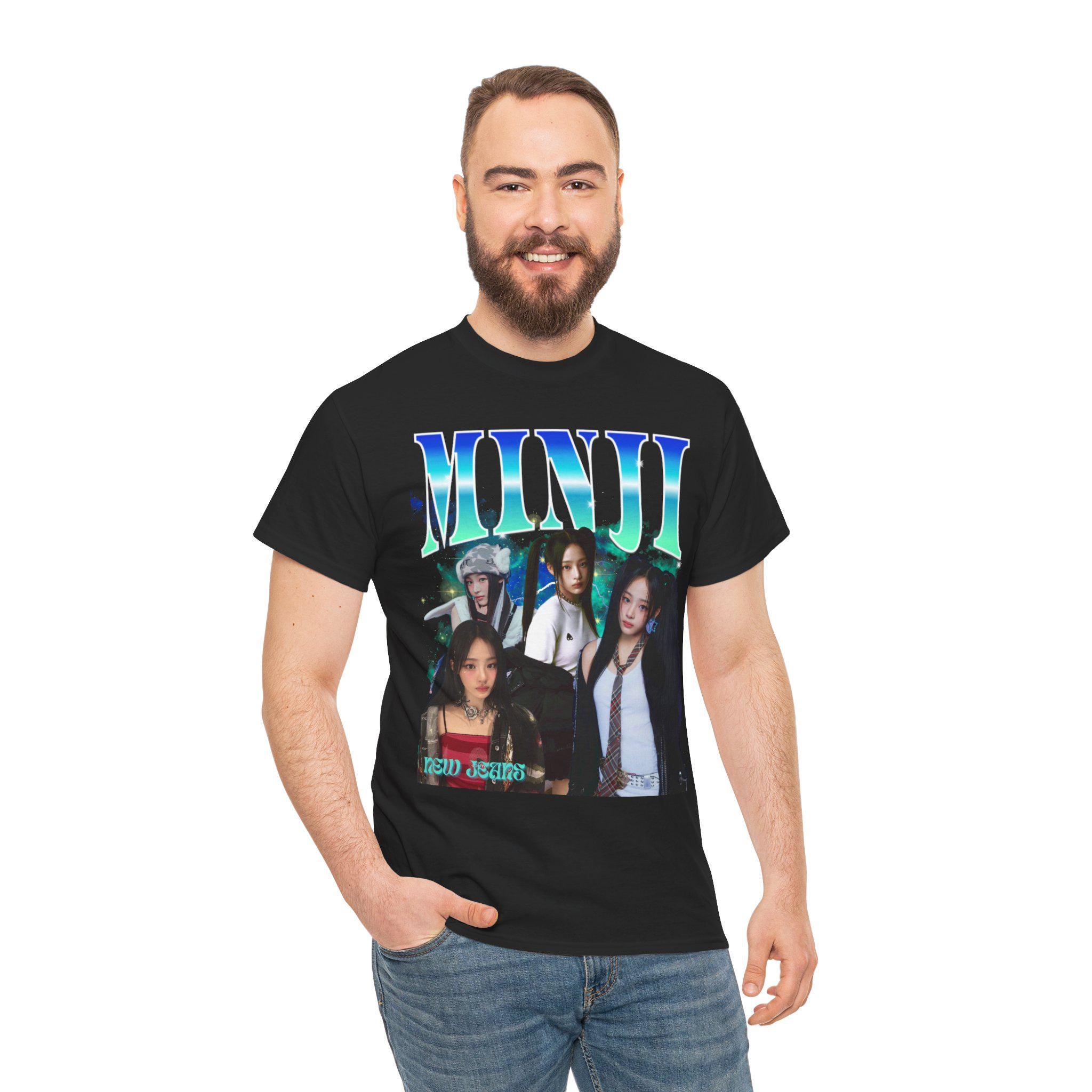 Newjeans Minji Retro 90s T-shirt - Minji Kpop Tee - Kpop