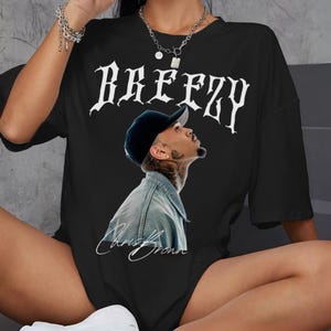 Chris Brown Breezy T-Shirt | R&B Music Graphic Tee | Hip Hop Fan Shirt | Breezy Album Merch | Unisex Urban Streetwear | Gift for Music Lover