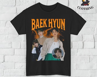 T-shirt Baekhyun rétro des années 90 - Chemise unisexe Kpop