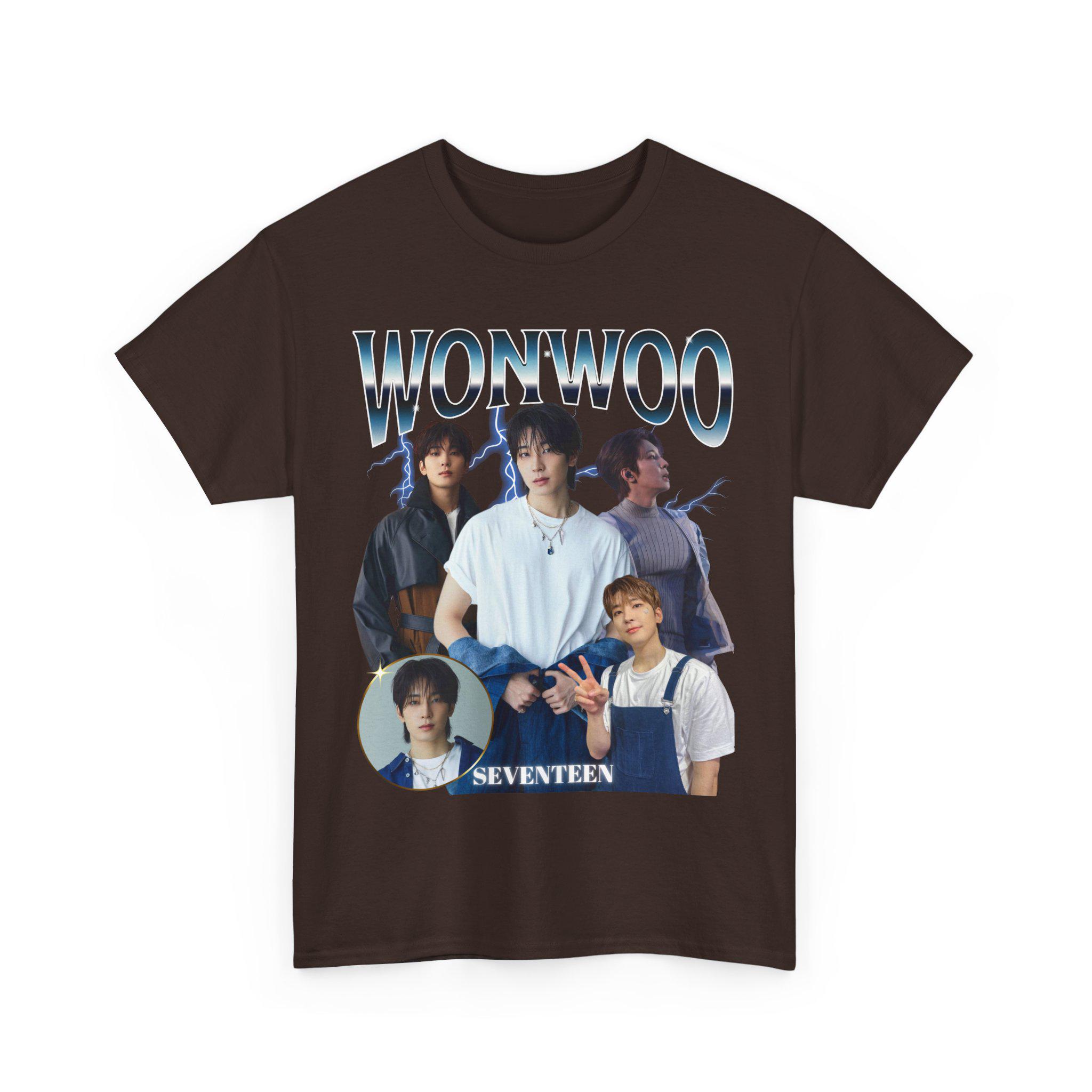 Seventeen Wonwoo T-shirt: Retro 90s Kpop Tee - Etsy Israel