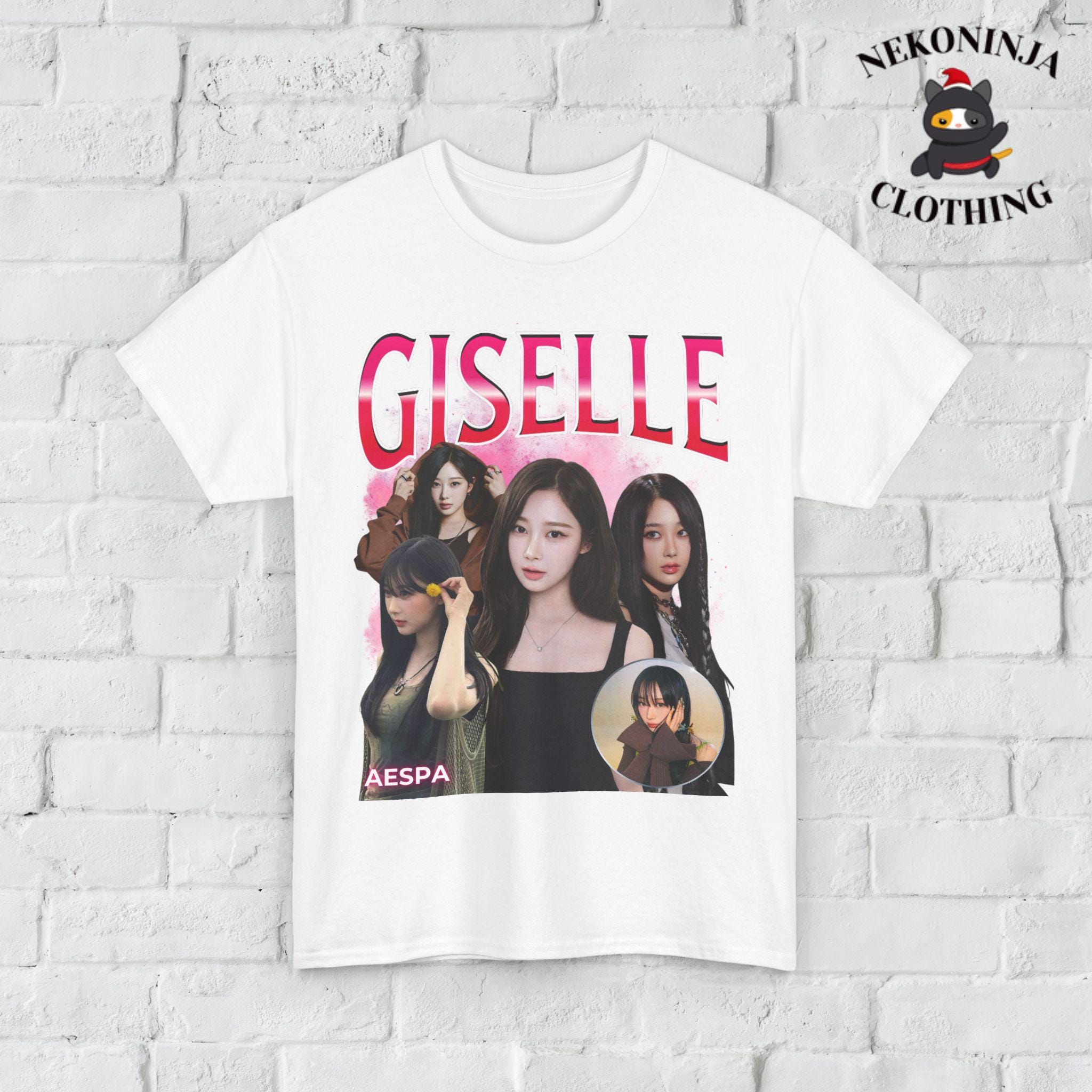Aespa Giselle Tシャツ：レトロ90年代Kポップシャツ - Etsy 日本