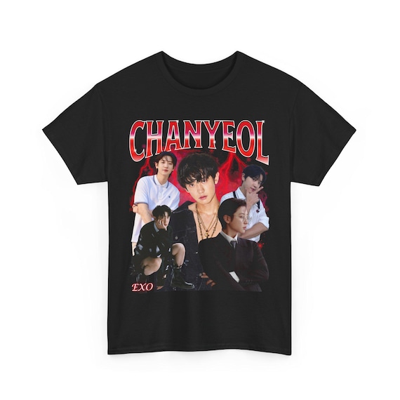 レトロ90年代チャニョルTシャツ - EXO Kpopシャツ - Etsy 日本