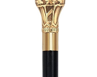 Royal RC Canes Stylish Replica of Bat Masterson Brass Knob Handle Walking Cane