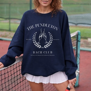 Country Club Bachelorette Sweatshirt Golf Bachelorette Sweatshirt Preppy Bachelorette Tennis Bridal Party Sweaters Personalized Bachelorette
