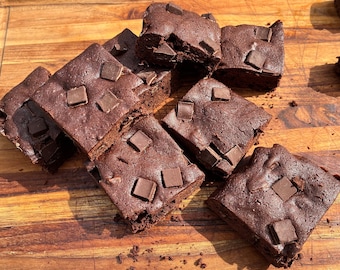 Brownies au petit épeautre biologiques | Brownie fait main au petit épeautre au chocolat | Sans conservateurs