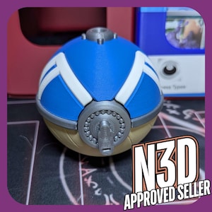 Hisuian Creature Ball Replica – 3D-geprinte displaysteun – Fanart-decor – Cosplayaccessoire Hisuian Feather Ball